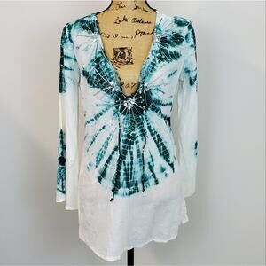 JC Swim beaded coverup sz S